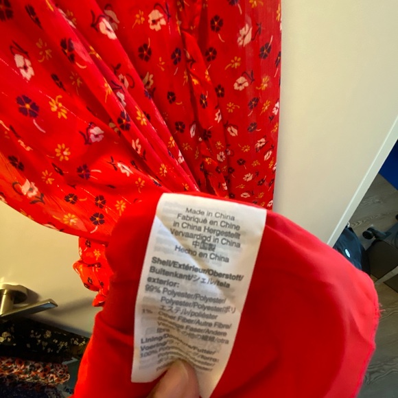 NWOT Madewell maxi in metallic-striped prairie posie print - Picture 6 of 6